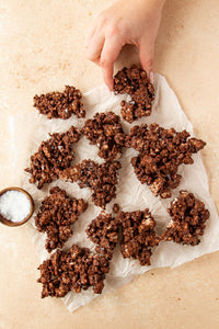 Chocolate Hazelnut Rice Cake Bark